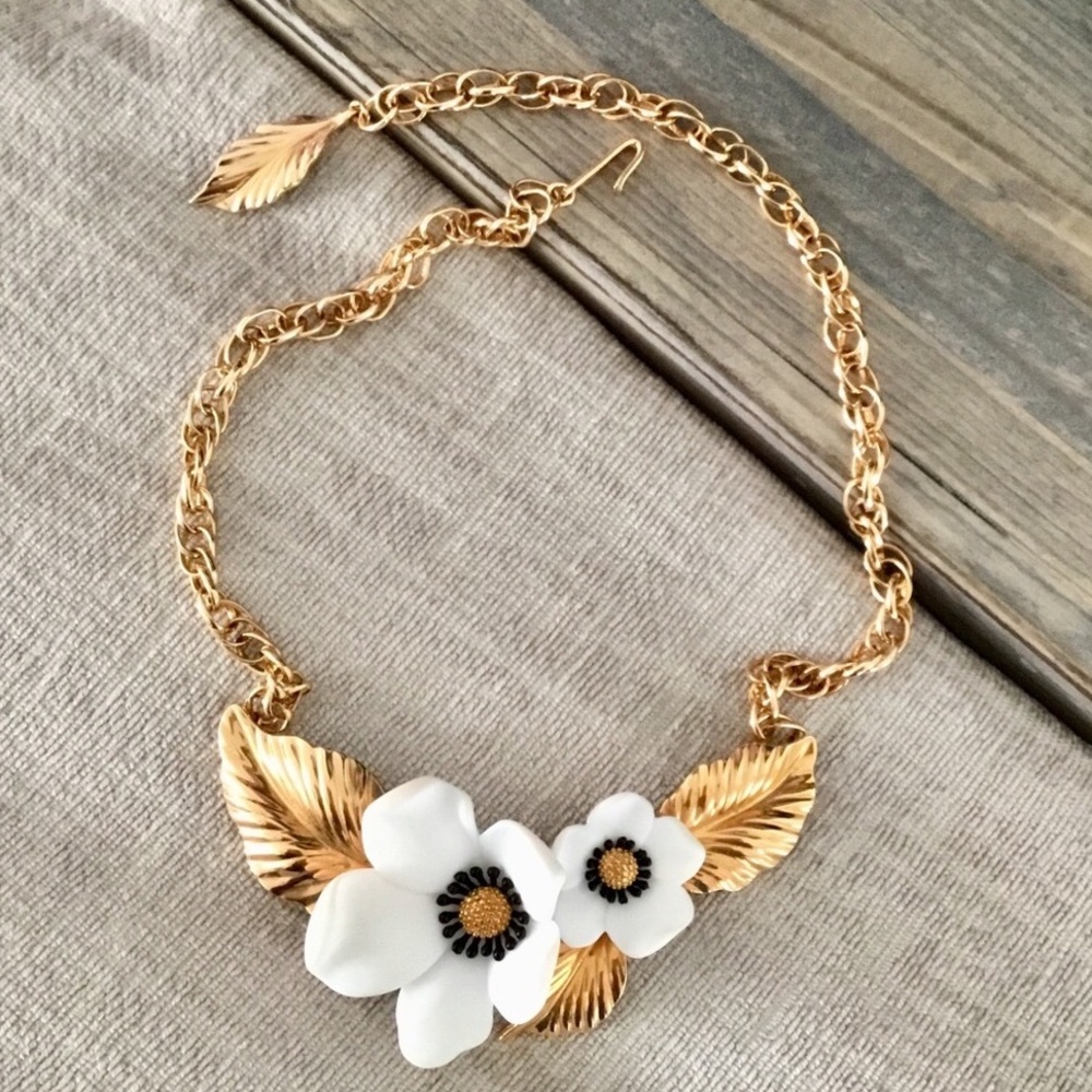 Cute adjustable gold collar choker necklace